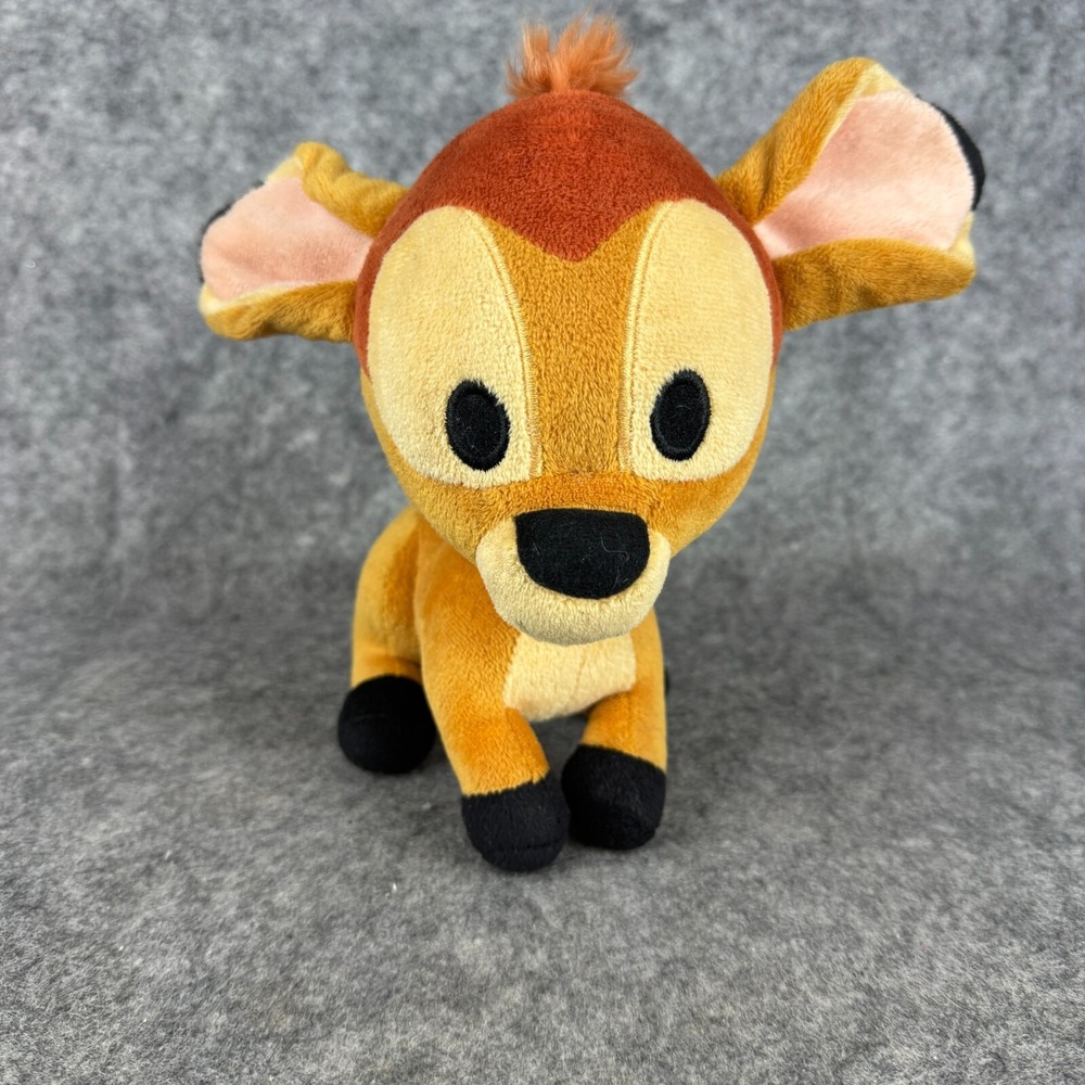 Disney Parks Bambi Cuties Bobble Head 7" Plush Doll